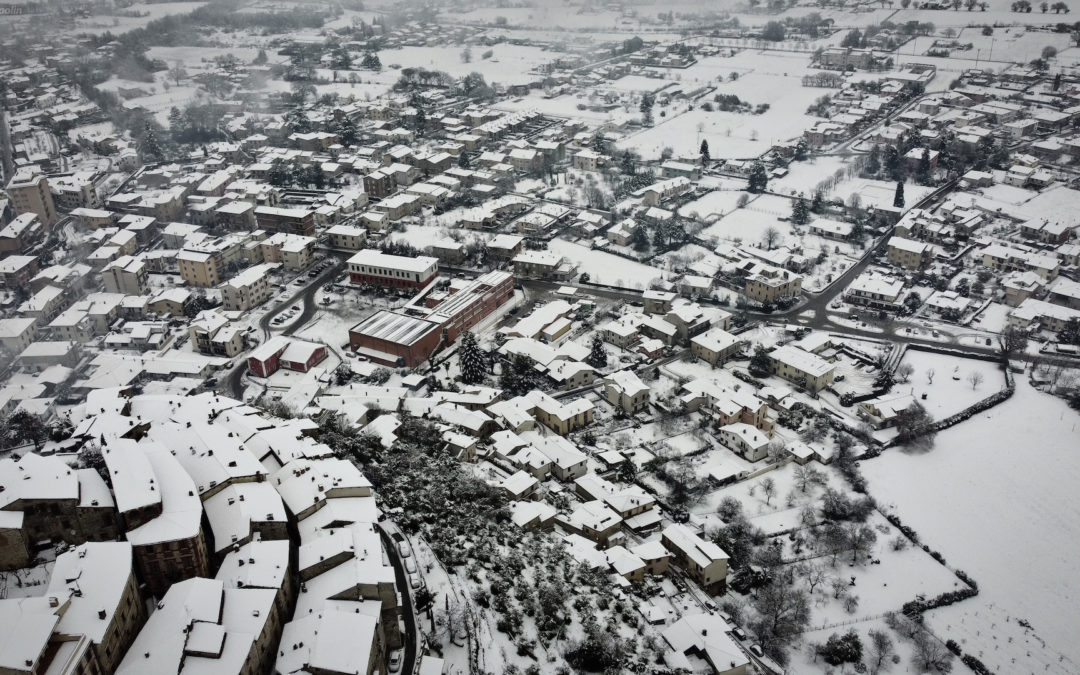 Contigliano sotto la neve